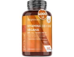 Vitaminas D3 y K2 veganas de Weight World